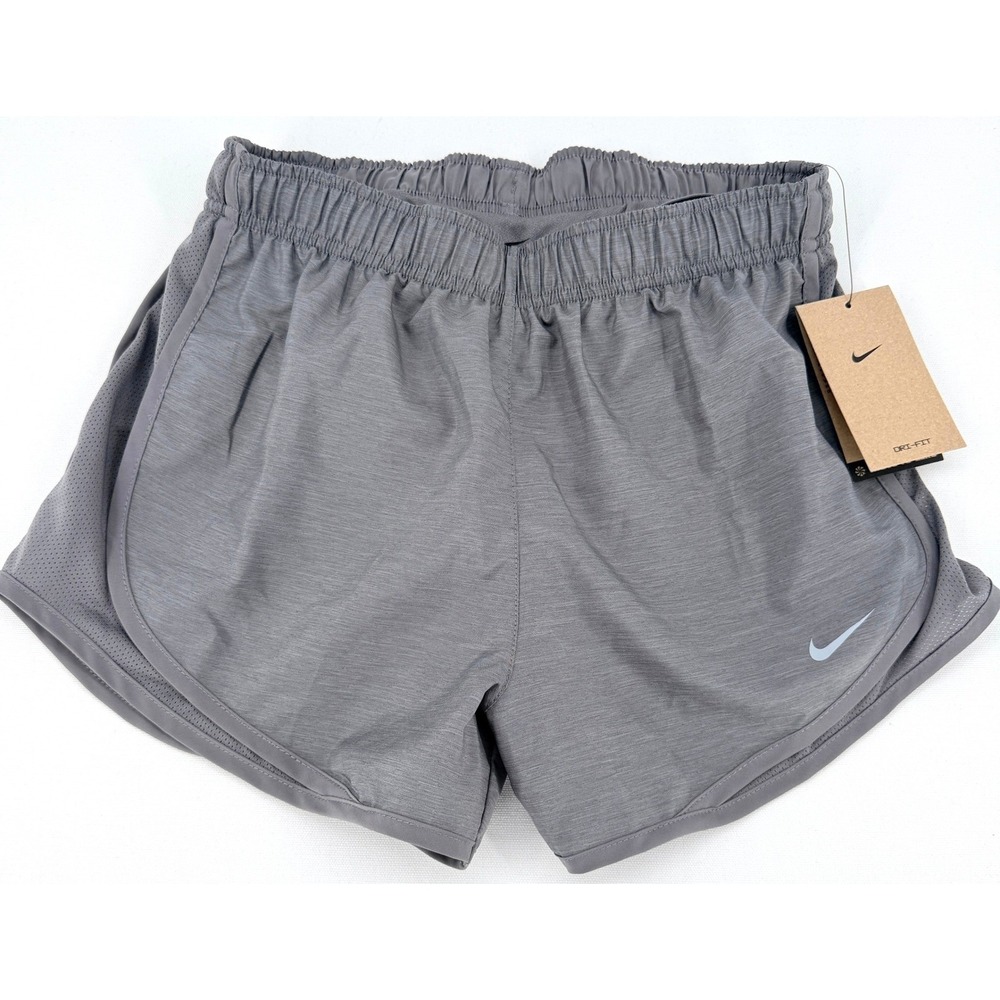 Nike Dri-FIT Tempo Running Shorts Women Gray Athletic Workout Medium NWT